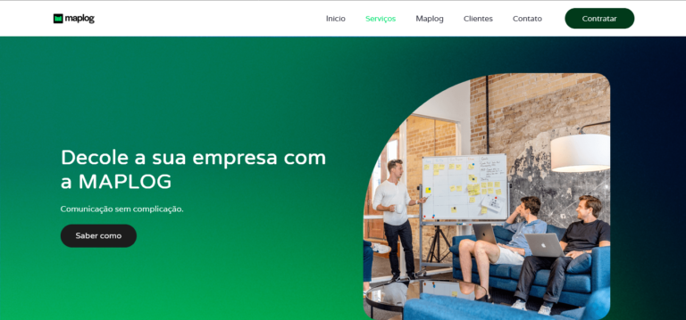Demonstração do site Maplog.