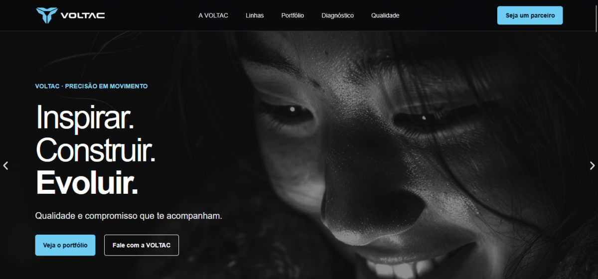 Demonstração do site VOLTAC.